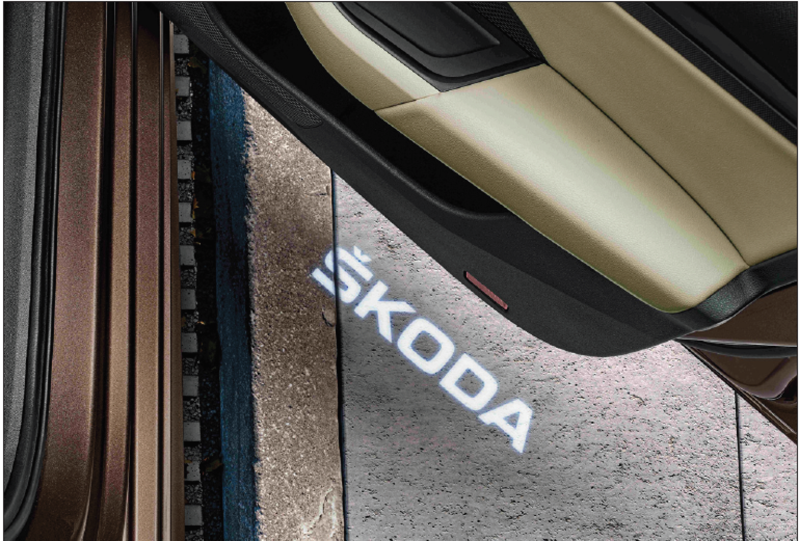 LED Türbeleuchtung Einstiegsbeleuchtung Einstieg für Skoda Octavia